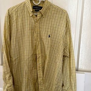 Ralph Lauren yellow plaid button down